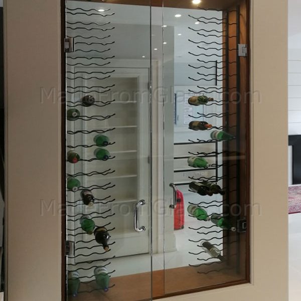 Glass Door Wine Cellar
